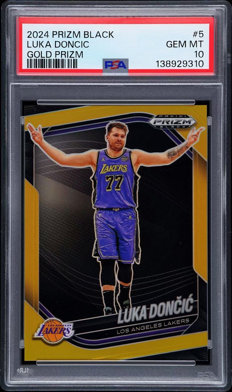 Luka Doncic &mdash; Gold Prizm, 2024 Prizm Black