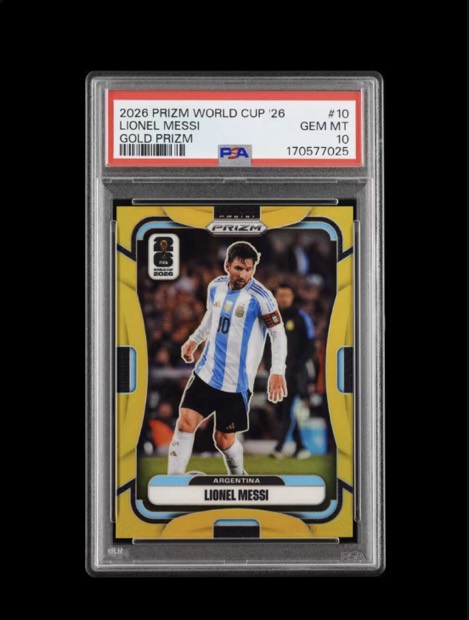 Lionel Messi &mdash; Gold Prizm, 2026 Prizm World Cup